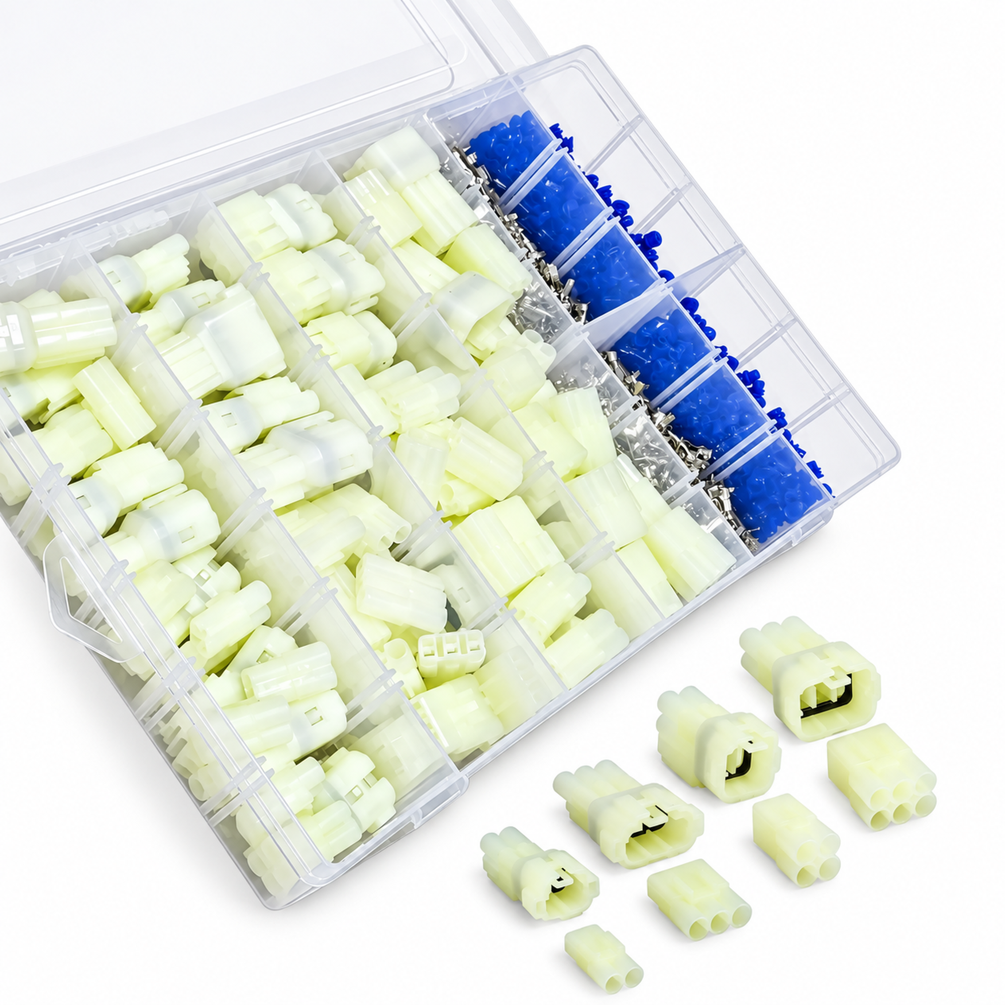 80pcs Sumitomo HM090 Waterproof Connector Assortment Kit Yamaha Kawasaki Suzuki – yellow/HM090/Sumitomo/KIT – image 9
