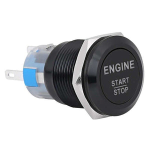 Engine Start Push Button, 12V Waterproof Car Ignition Starter Switch Button