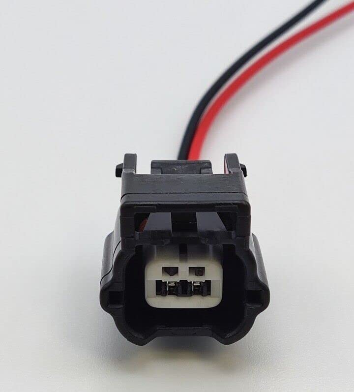 For NISSAN X-Trail Qashqai ABS Sensor PLUG Connector 2 PIN Socket Wire BLACK Housing