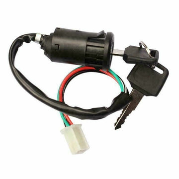 E-TON 4 Wire Ignition Key Barrel Switch With 2 X Keys Quad ATV Viper Solar