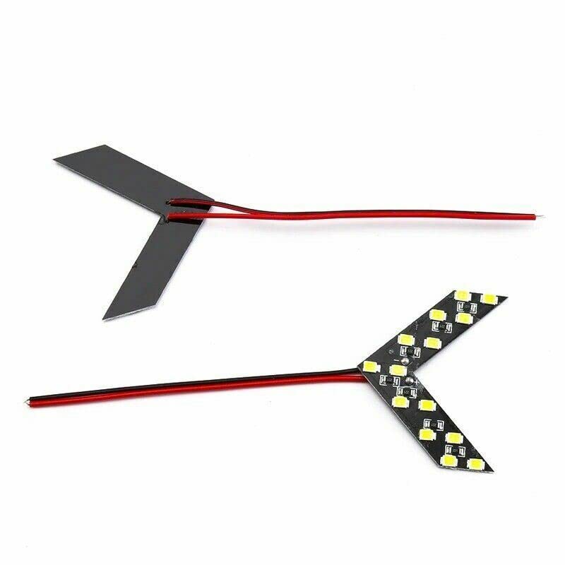 2x Side Mirror Arrow LED Car Turn Signal Rear-view Indicator Repeater Lights