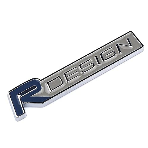 Blue Grill Badge Front Emblem For Volvo R DESIGN XC60 V70 S60 V40 V60 C30 V50