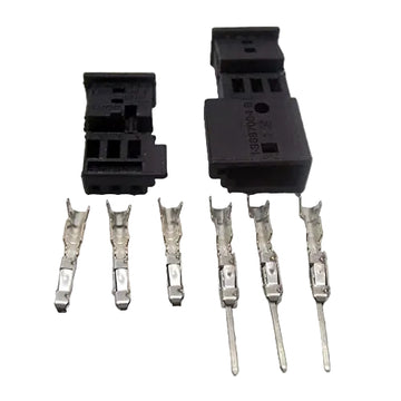 3 Pin Male Female Connector Plug Socket Repair Speaker Rain Sensor For VW BMW