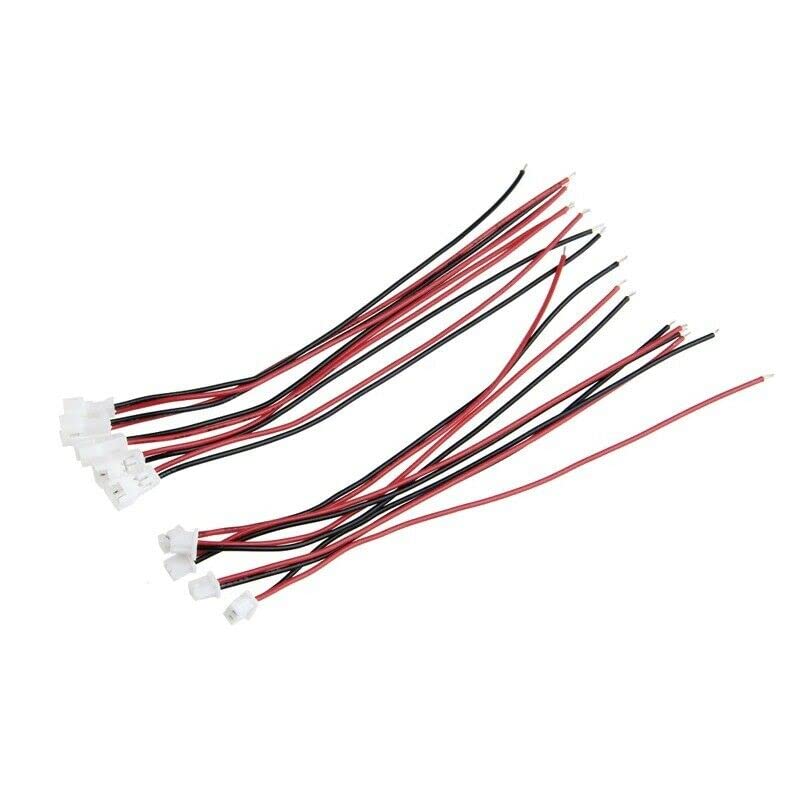Micro JST 1.25 Connectors 2 Pin 5 Pairs Male Female Plugs Cables Wire Lipo RC UK