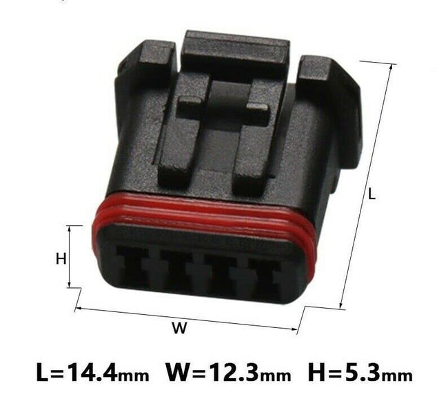 Fits Harley Davidson 7290811 OEA JAE MX1900 4 Pin Male Connector Hand