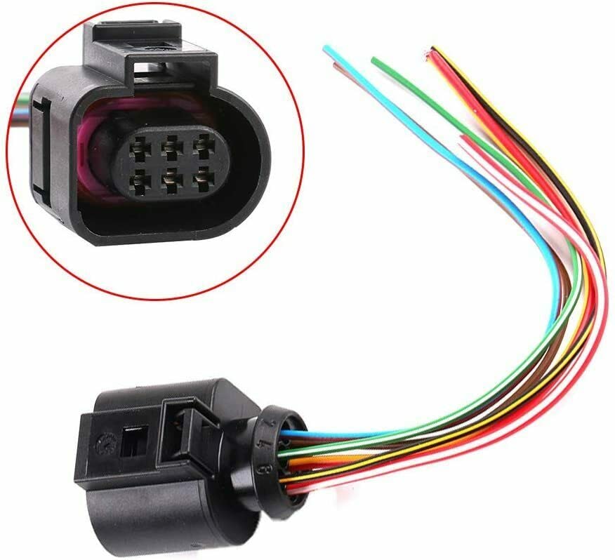 Module Vw 6pin 6 Pin Throttle Body Connector Plug Socket Wiring Repair Loom 1J0973713