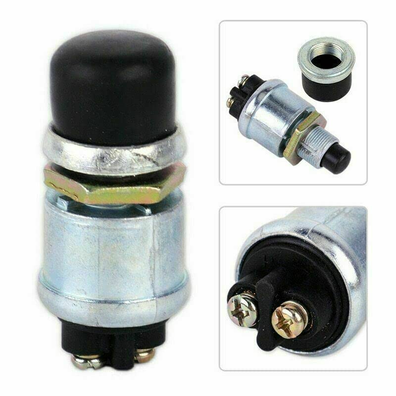 12V 60Amps Waterproof Car Boat Momentary Ignition Push Button Starter Switch