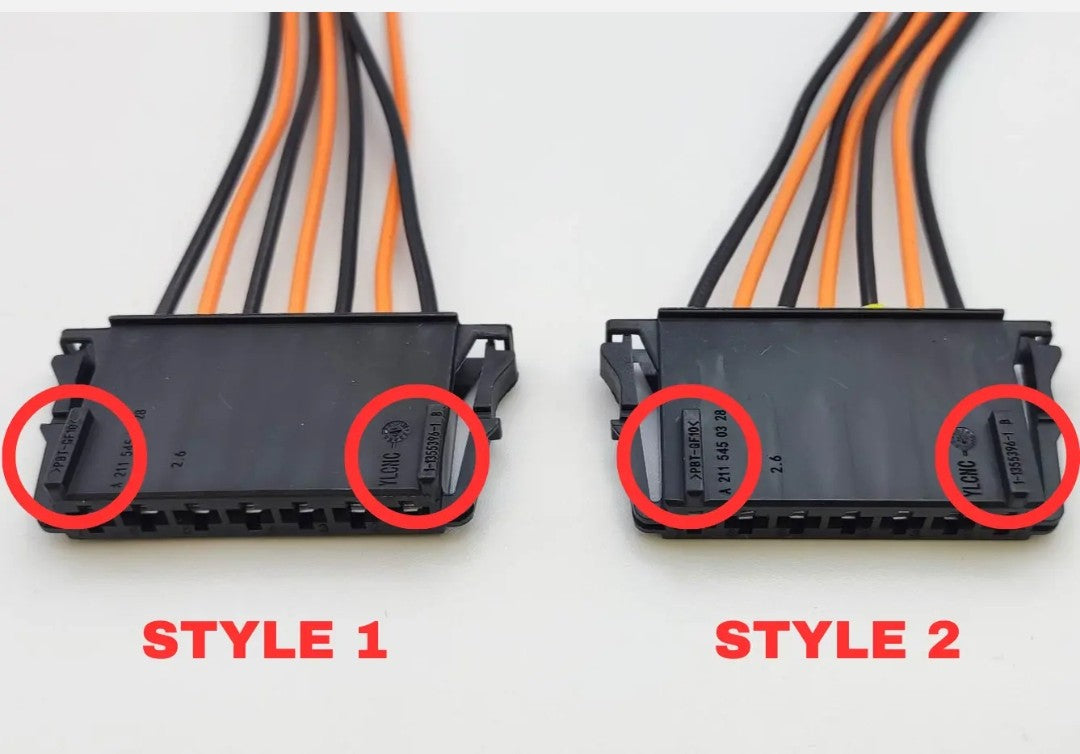 Rear Tail Light 7 Pin Connector Fits Mercedes MB C CLASS W204 W211 Bulb Wired Prewired Connector Plug